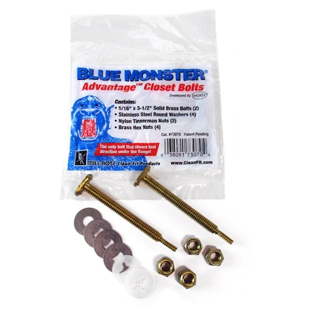 Blue Monster Blue Monster Closet Bolts 73070